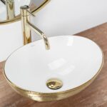 Lavoar pe blat Rea Sofia Brush Gold - imagine 2