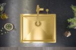 Chiuvetă inox ANTHONY 60 GOLD - imagine 3
