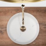 Lavoar pentru blat Rea Sami Marble Mat - imagine 4
