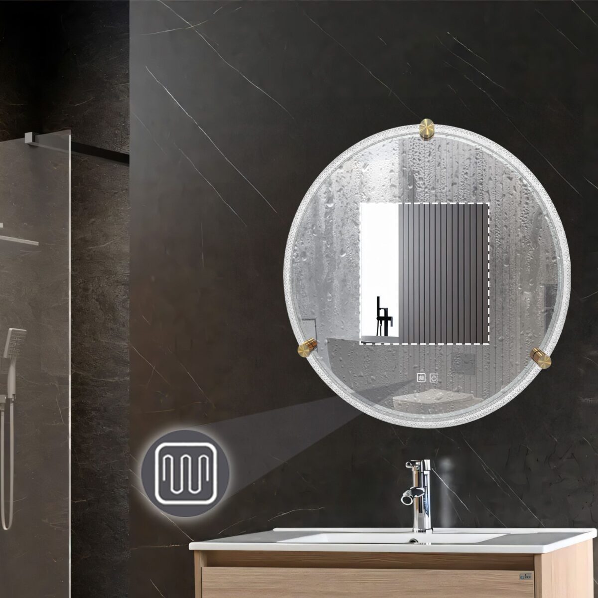 Oglindă LED 60cm 106 - imagine 9