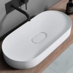 Lavoar pentru blat  IRIS 71 CM White - imagine 4