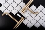 Baterie pentru baie Rea Serra Brush Gold high