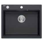 Chiuveta din granit KURT 110 WORKSTATION Black Dotted - imagine 6
