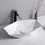 Lavoar pentru blat Rea Vegas alb - imagine 2