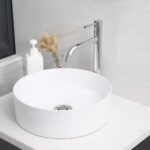 Baterie pentru baie Rea Lugano Slim Chrome High - imagine 2