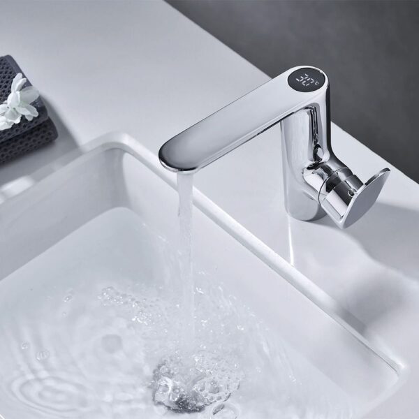 Baterie pentru baie Rea Mils LCD Chrom low