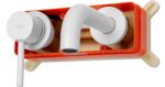 Baterie incastrata Alb Rea Lungo White Mat + BOX - imagine 5
