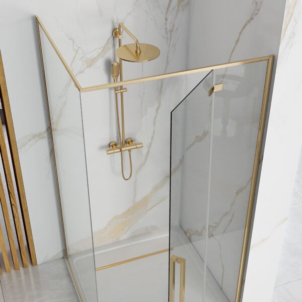 Cabina de dus Fargo 90x90 Gold