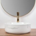 Lavoar pe blat Rea Sami Nature Marble - imagine 4