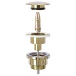 Dop Lavoar Universal Rea Gold Click-Clack Auriu Lucios