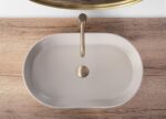 Lavoar pe blat Rea NADIA 60 BEIGE MATT - imagine 3