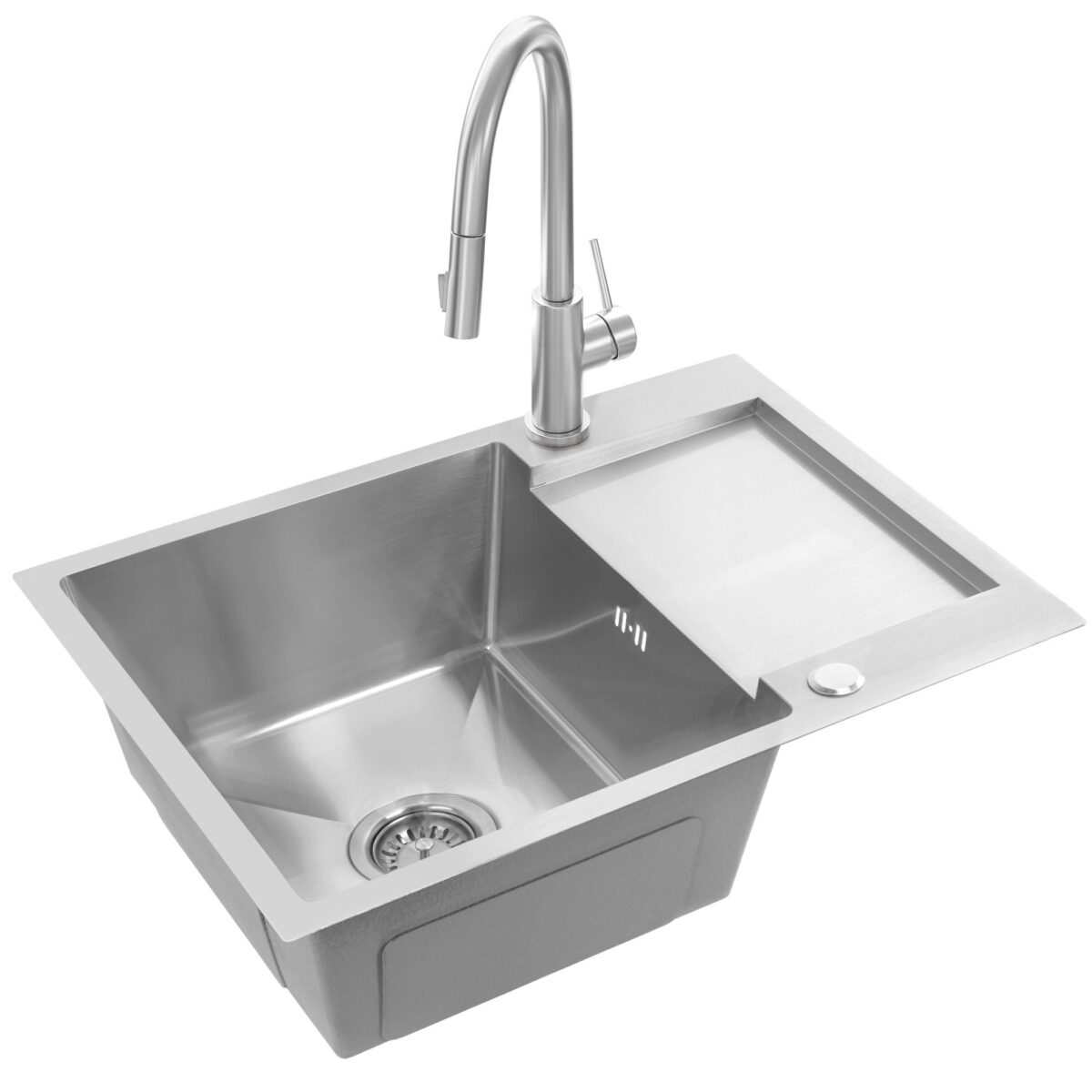 Chiuvetă inox Paul BRUSH NICKEL - imagine 5