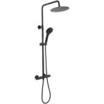 Coloana de dus cu termostat REA VINCENT Black - imagine 2