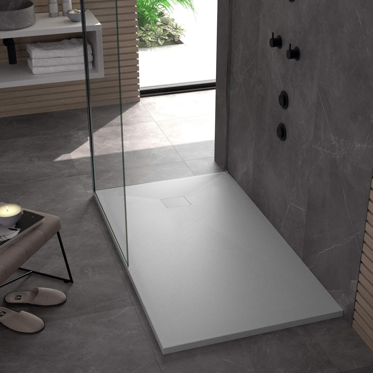 Cada de duș Magnum White 120x90 - imagine 2