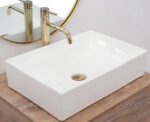 Lavoar pentru blat Rea Inga white - imagine 3