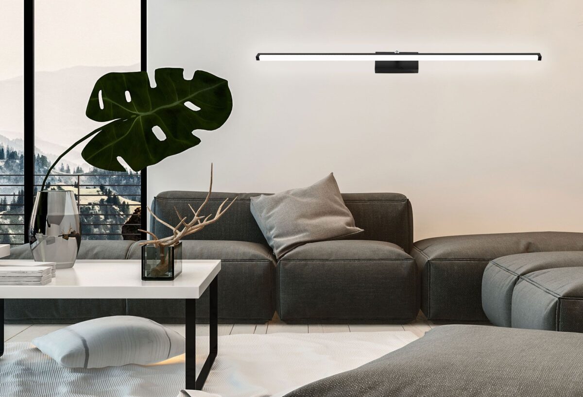 APLICA de baie LED pentru oglinda 20W 100CM APP375-1W negru - imagine 6