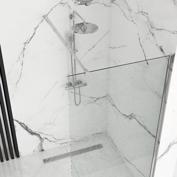 Panou de dus Rea Aero N 100 Transparent