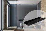 Raft pentru baie SF03 45cm black matt - imagine 6