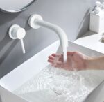 Baterie incastrata Alb Rea Lungo White Mat + BOX
