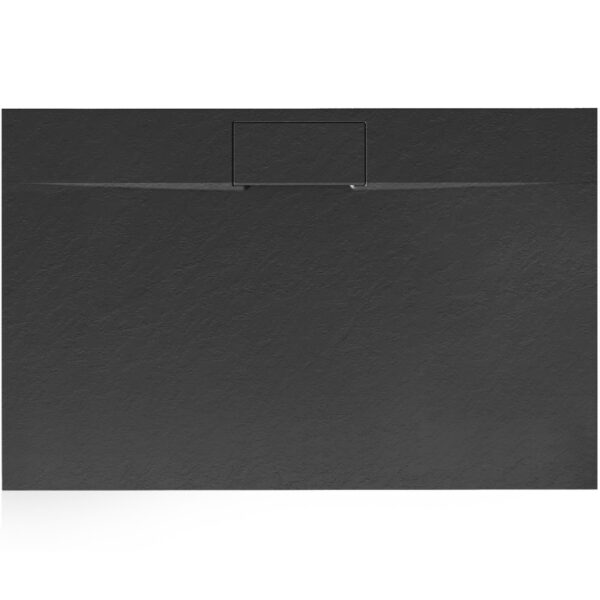 Cadita de dus Bazalt long negru 90x120