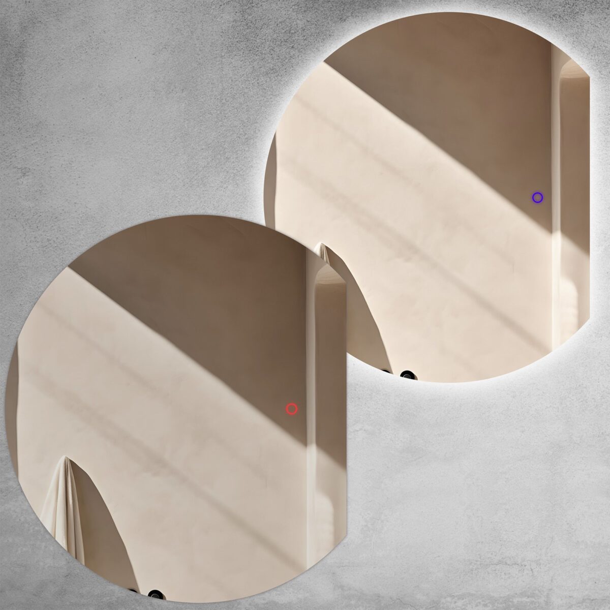 Oglindă LED 80x70cm YH-3355 - imagine 4
