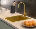 Chiuvetă inox RUSSEL 90 GOLD - imagine 3