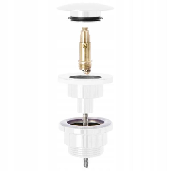 Dop pentru lavoar universal click-clack Rea Alb