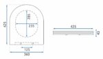 capac UF DUROPLAST FLAT WHITE - imagine 6