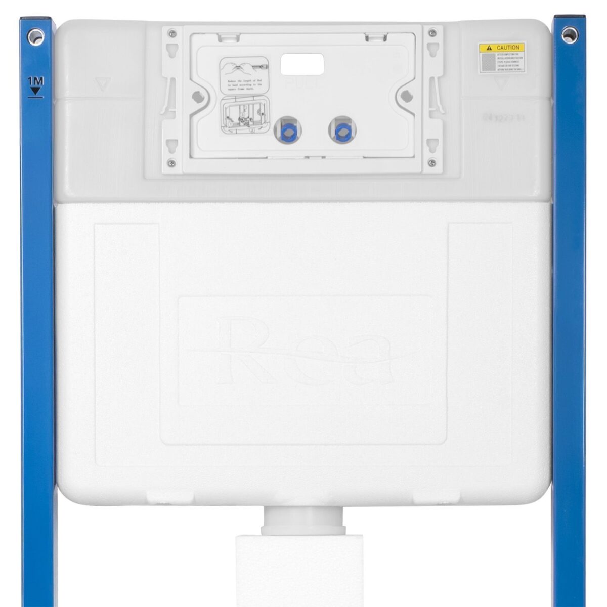 Cadru WC încastrat K011A-Q Rea cu buton T Brush Steel - imagine 5