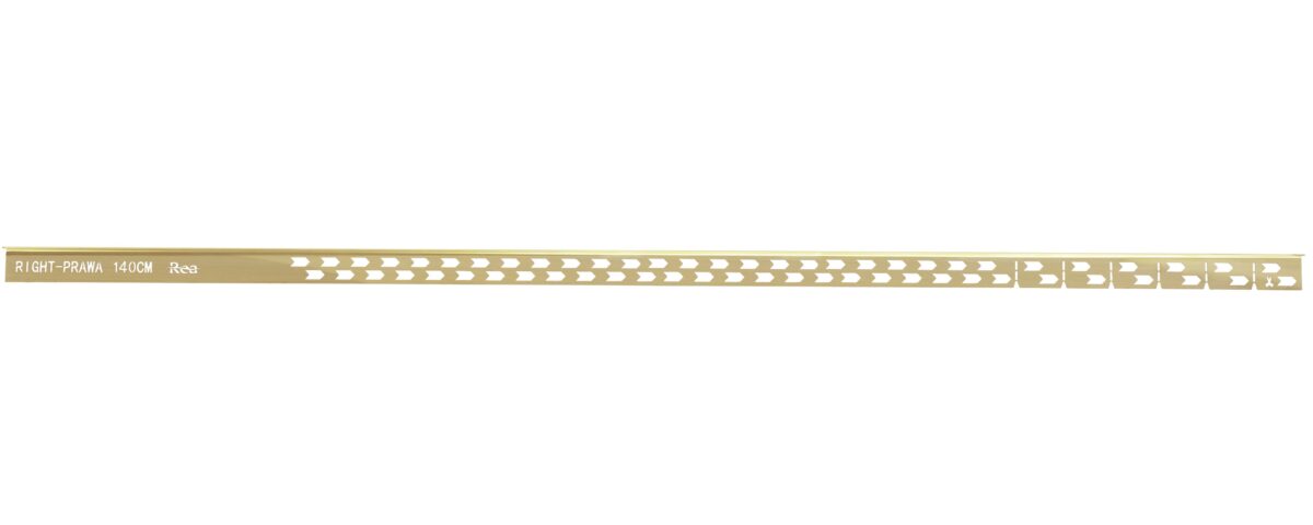 Profil de panta cadita de dus 140cm Brush Gold - imagine 3