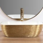 Lavoar pe blat Rea Belinda White GOLD BRUSH