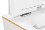 Vas WC Carlo white Mini Flat Gold Edge - imagine 5