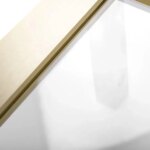 Cabina de dus de perete REA Rapid Slide  Brush Gold - imagine 6