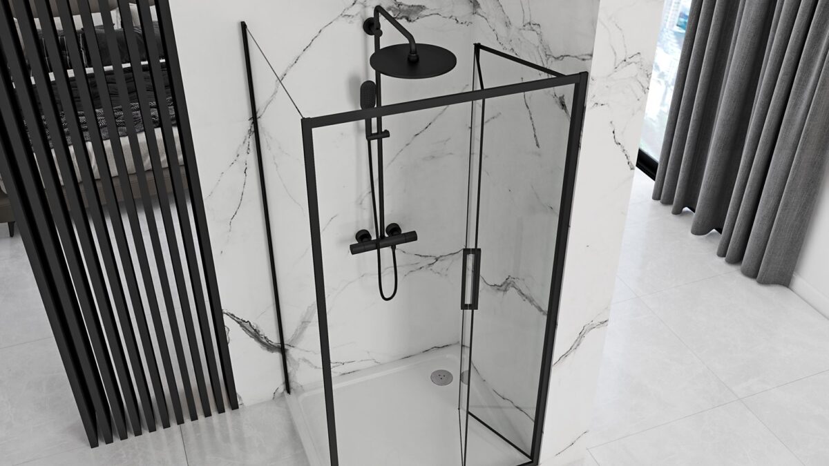 Cabina dus De colt Rapid Fold - imagine 1