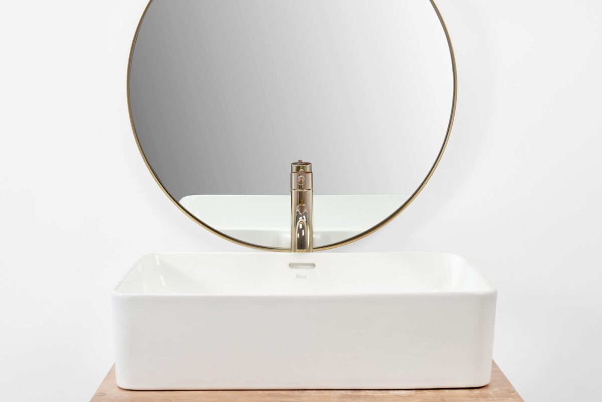 Lavoar pe blat Rea Berta 55 White - imagine 3
