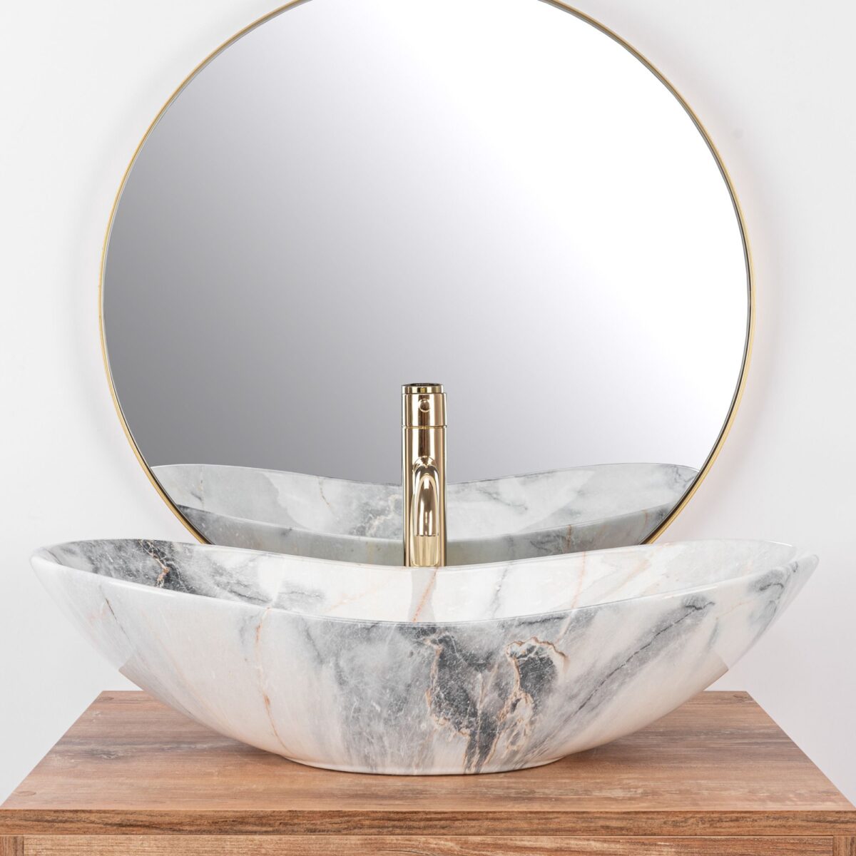 Lavoar pentru blat Rea Royal Granit - imagine 2