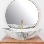 Lavoar pentru blat Rea Royal Granit - imagine 2