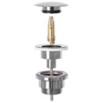 Sifon pentru lavoar Klik-Klak universal Crom - imagine 2