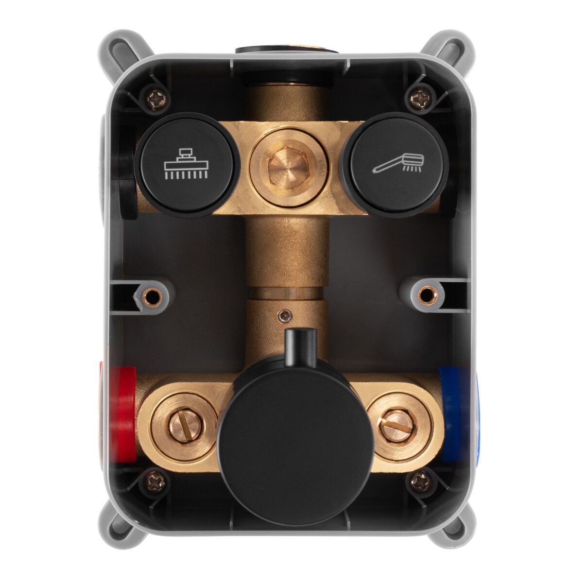 Set de duș incastrat Rea LUNGO Black Matt BOX - imagine 4