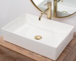 Lavoar pentru blat Rea Inga white - imagine 2