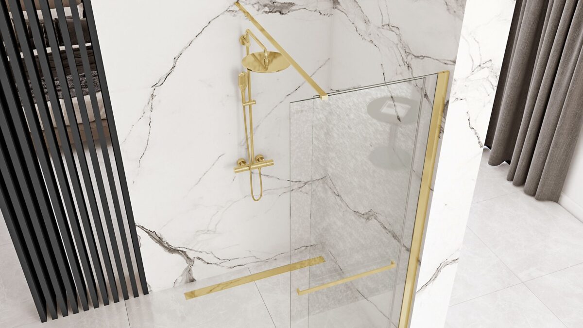 Panou de dus Rea Cortis GOLD  120 - imagine 4
