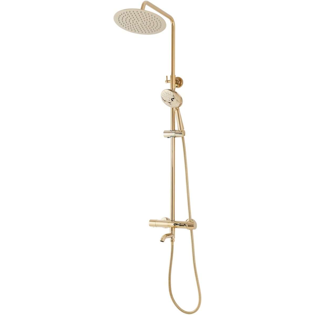 Set de dus cu termostat Lungo Gold Auriu - imagine 3