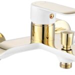 Baterie pentru cadă REA Bloom White gold