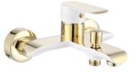 Baterie pentru cadă REA Bloom White gold
