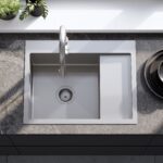 Chiuvetă inox Fin BRUSH NICKEL - imagine 2