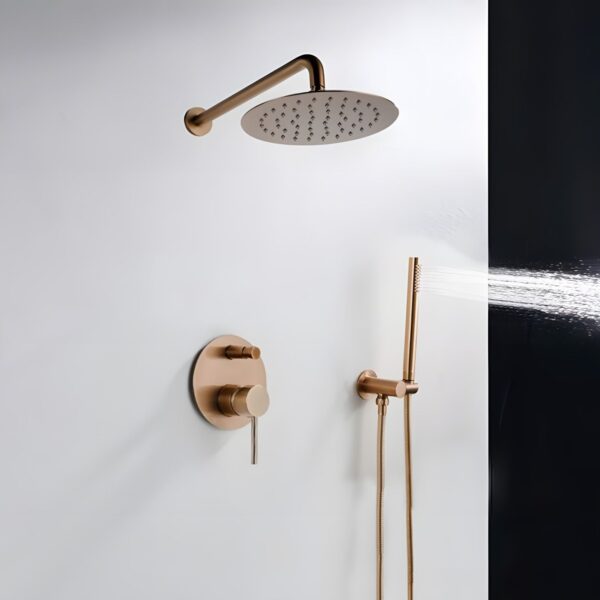 Set de duș incastrabil Rea Lungo Copper + BOX