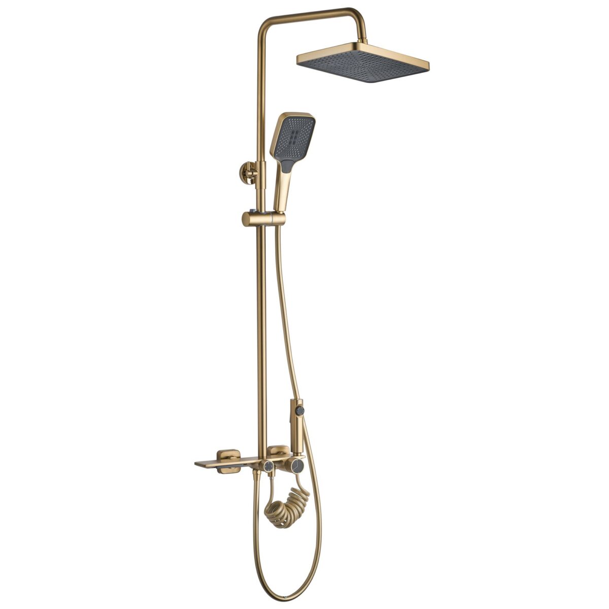 Coloana de dus REA HELIX Brush Gold - imagine 8