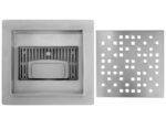 Rigola dus REA DOTS 150x150 Nickel Brush - imagine 5