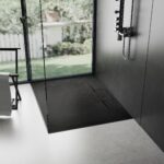 Cadita de dus Bazalt long negru 80x120 - imagine 3