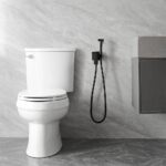 Dus Igienic pentru Bideu Rea Fenix Black - imagine 3